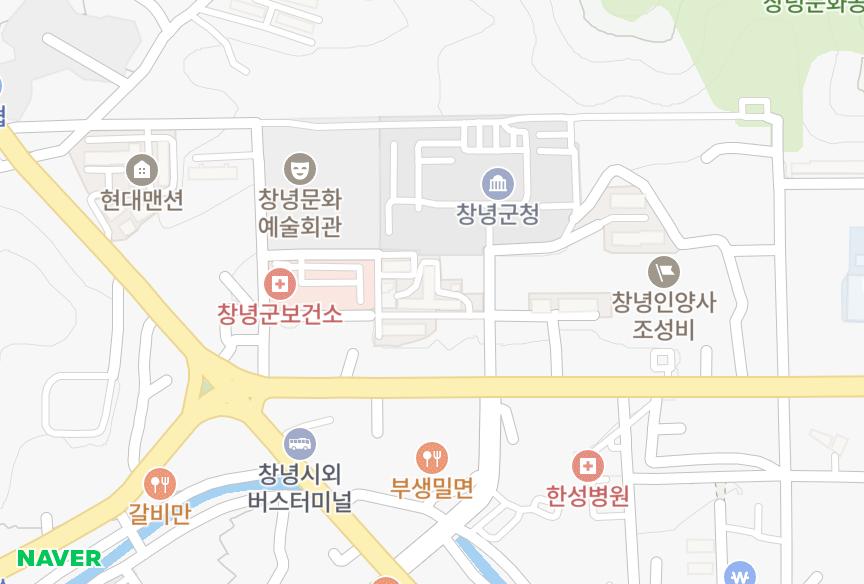 경상남도 창녕군 창녕읍 교리 삼우 위치·실거래 시세 지도