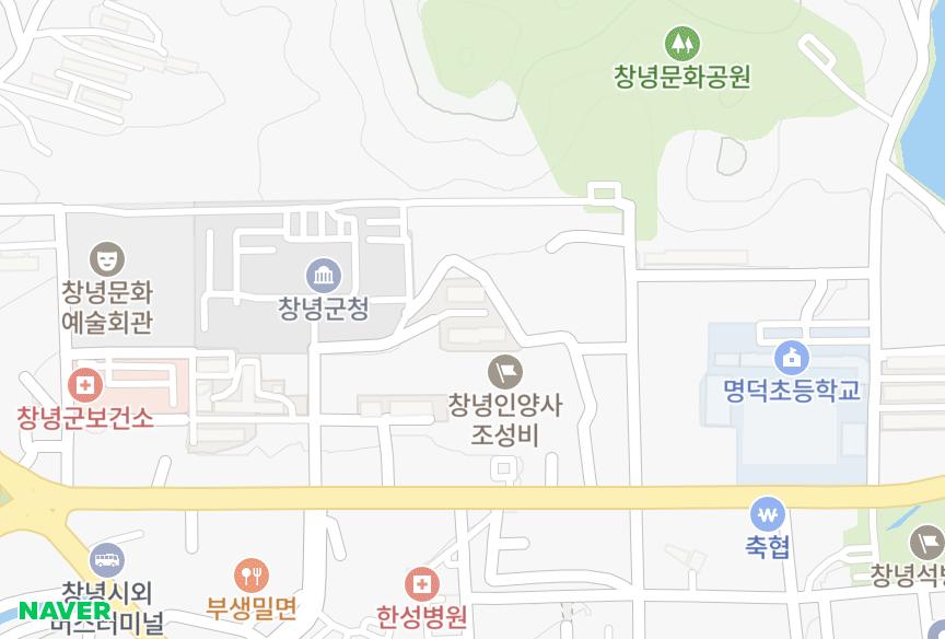 경상남도 창녕군 창녕읍 교리 삼진 위치·실거래 시세 지도
