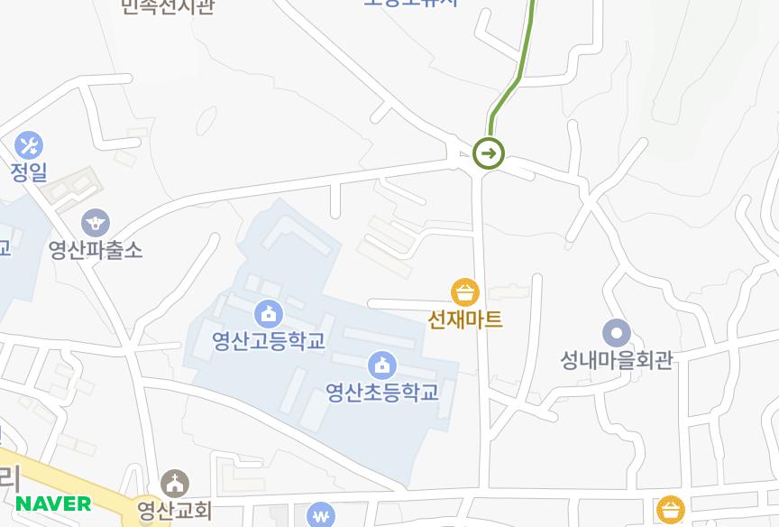경상남도 창녕군 영산면 성내리 혜성빌라 위치·실거래 시세 지도