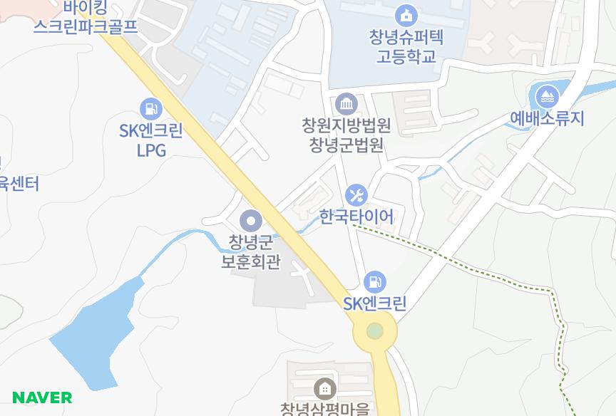 경상남도 창녕군 창녕읍 말흘리 청목 위치·실거래 시세 지도
