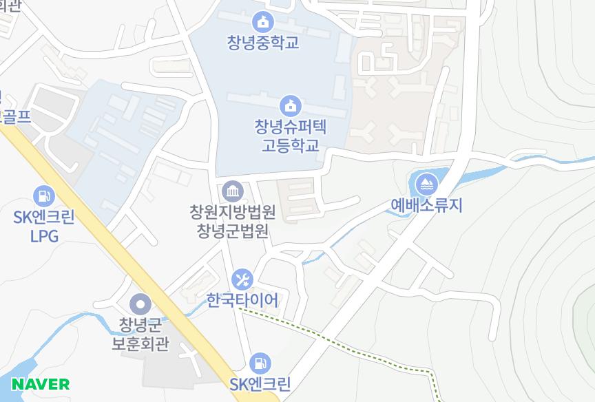 경상남도 창녕군 창녕읍 말흘리 홍남이브빌 위치·실거래 시세 지도
