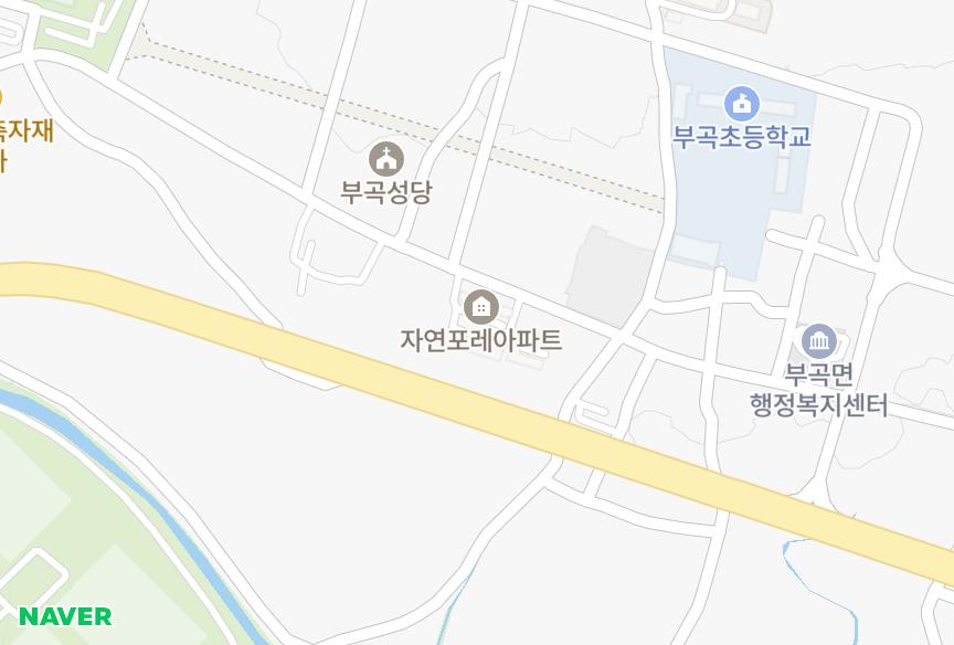 경상남도 창녕군 부곡면 부곡리 자연포레 위치·실거래 시세 지도