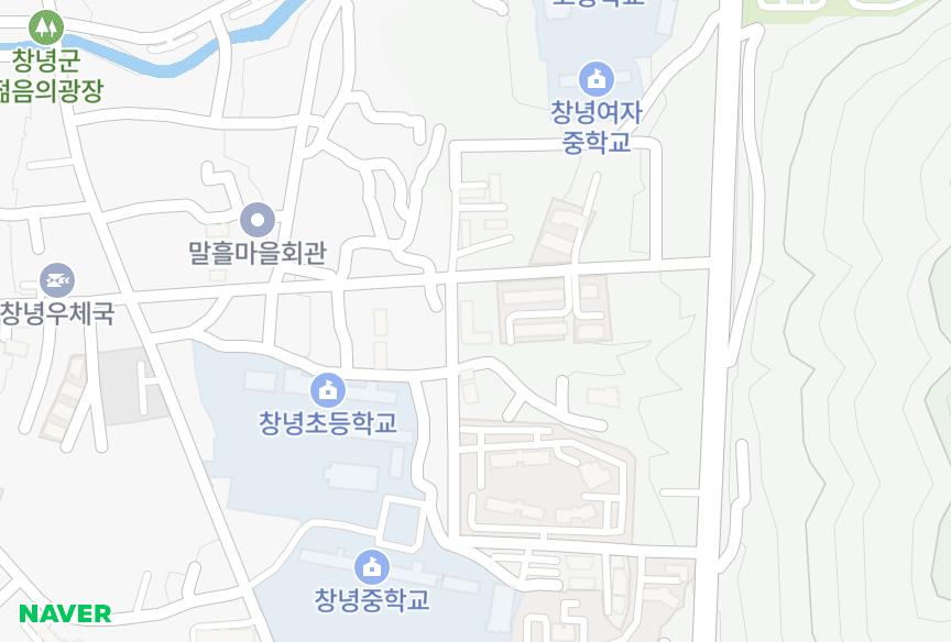 경상남도 창녕군 창녕읍 말흘리 반도 위치·실거래 시세 지도