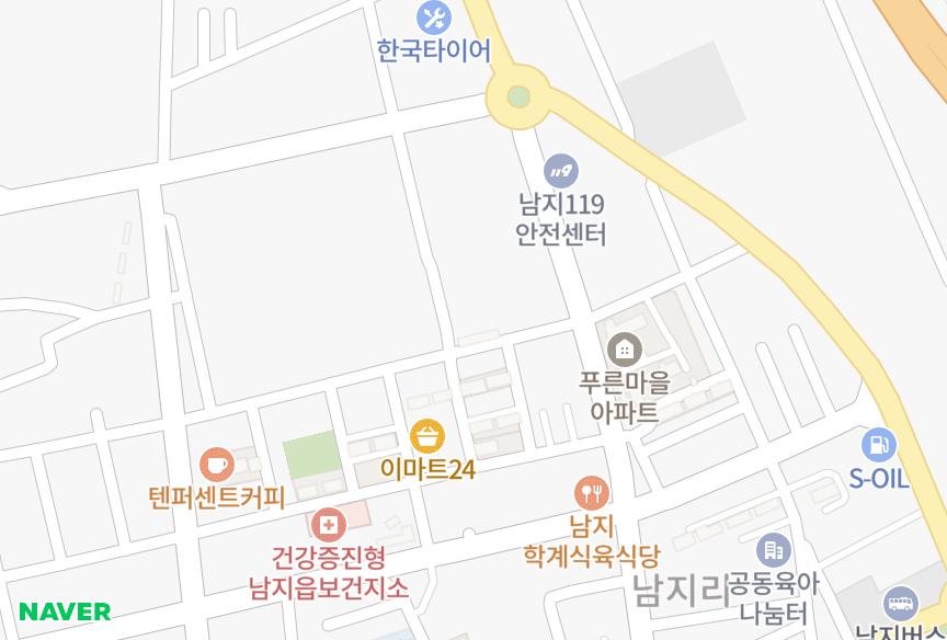 경상남도 창녕군 남지읍 남지리 동서목련빌라 위치·실거래 시세 지도