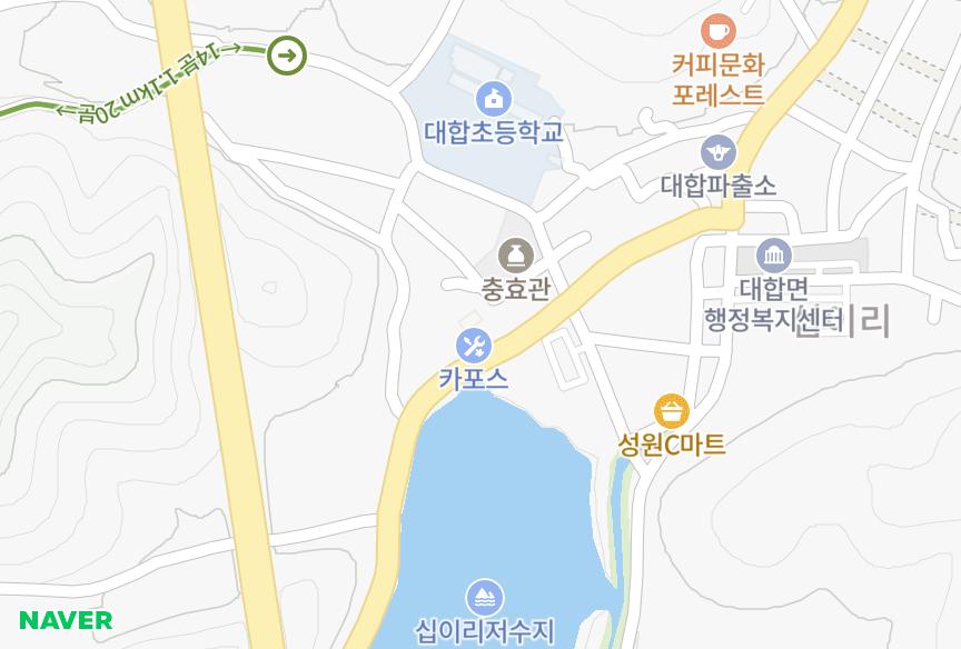 경상남도 창녕군 대합면 십이리 호반 위치·실거래 시세 지도