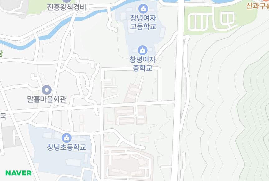 경상남도 창녕군 창녕읍 말흘리 대영하이빌B 위치·실거래 시세 지도