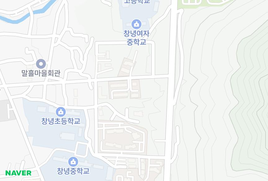 경상남도 창녕군 창녕읍 말흘리 경림타운 위치·실거래 시세 지도