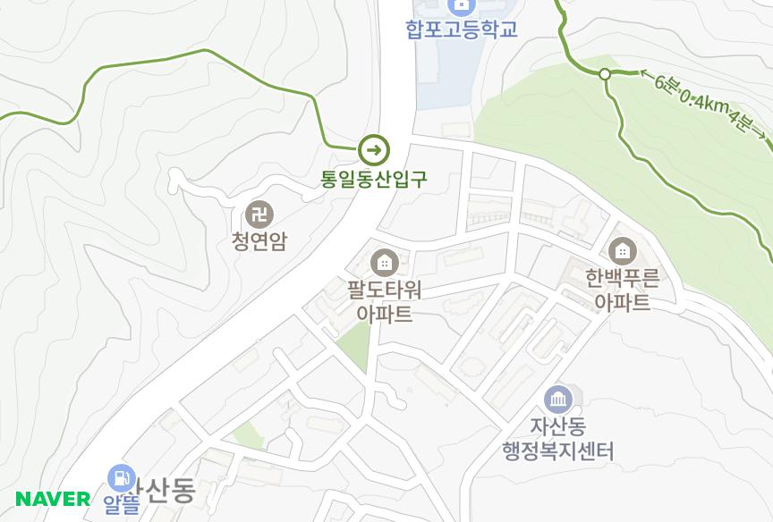 경상남도 창원시 마산합포구 자산동 자산팔도타워맨션 위치·실거래 시세 지도