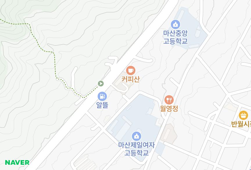 경상남도 창원시 마산합포구 월영동 동성 위치·실거래 시세 지도