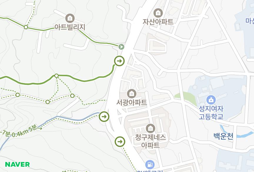 경상남도 창원시 마산합포구 완월동 완월상강 위치·실거래 시세 지도