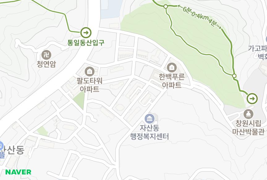 경상남도 창원시 마산합포구 자산동 자산경남상가 위치·실거래 시세 지도