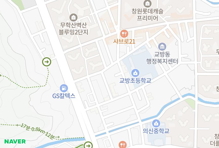 경상남도 창원시 마산합포구 교방동 교방배진 위치·실거래 시세 지도