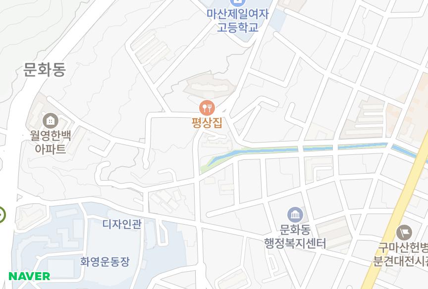경상남도 창원시 마산합포구 대창동 중앙캐스빌 위치·실거래 시세 지도