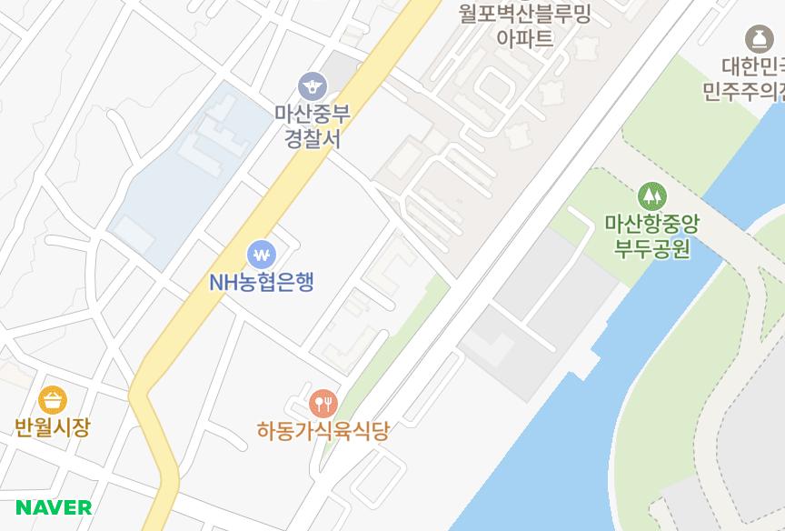 경상남도 창원시 마산합포구 월포동 일양맨션 위치·실거래 시세 지도