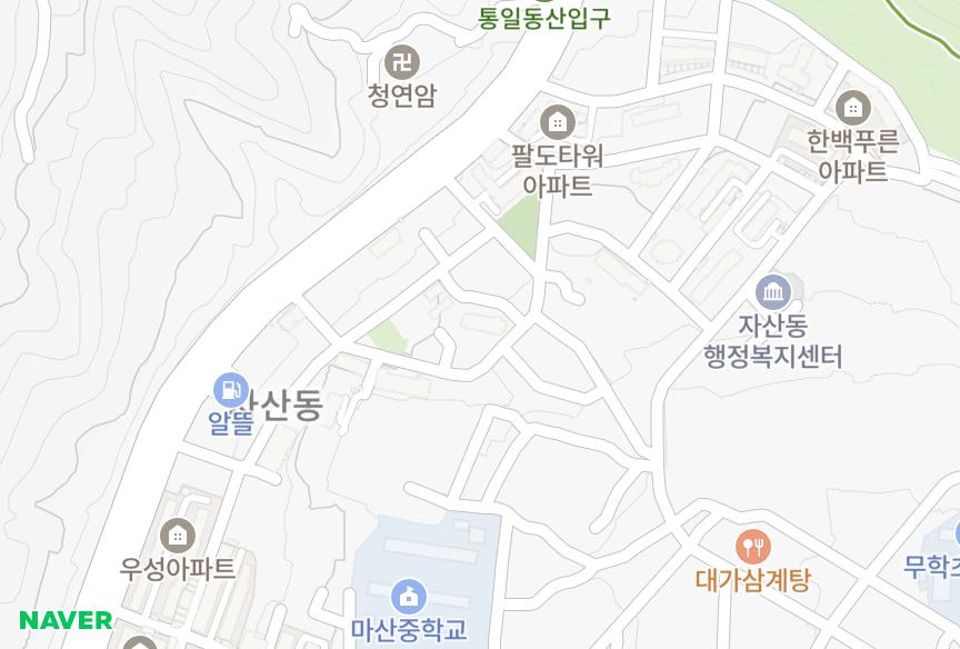 경상남도 창원시 마산합포구 자산동 형제 위치·실거래 시세 지도