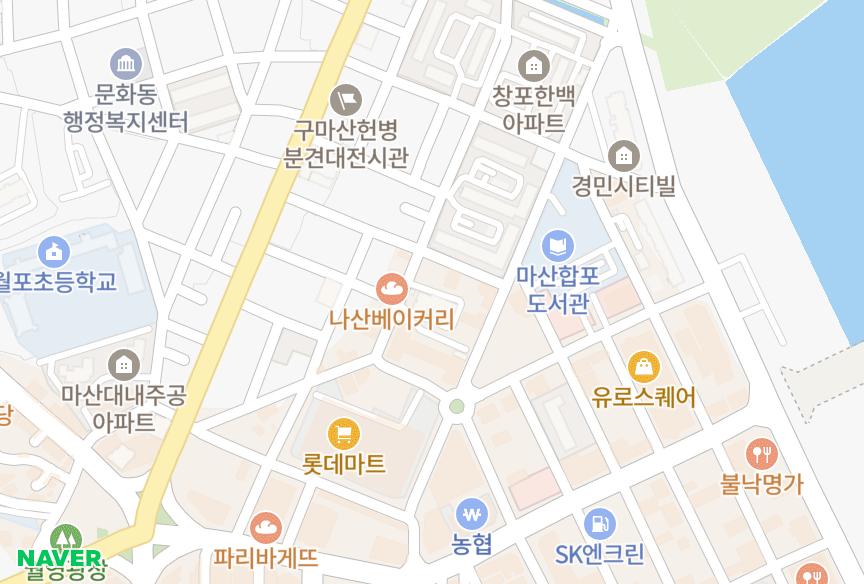 경상남도 창원시 마산합포구 창포동3가 광신비치 위치·실거래 시세 지도