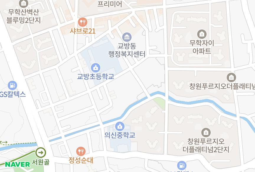 경상남도 창원시 마산합포구 교방동 다조맨션 위치·실거래 시세 지도