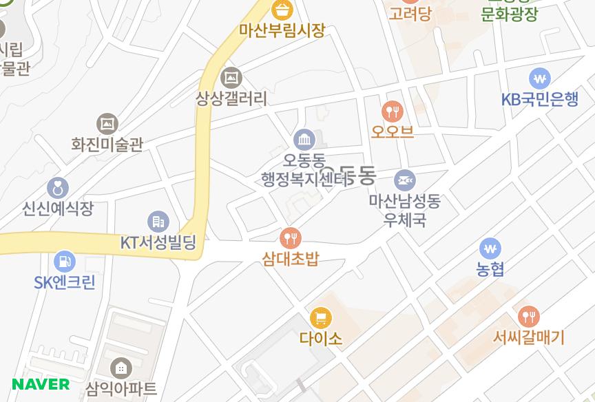경상남도 창원시 마산합포구 서성동 덕천상가 위치·실거래 시세 지도