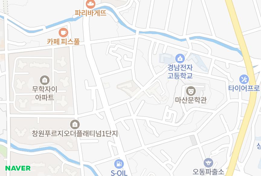 경상남도 창원시 마산합포구 상남동 대성 위치·실거래 시세 지도