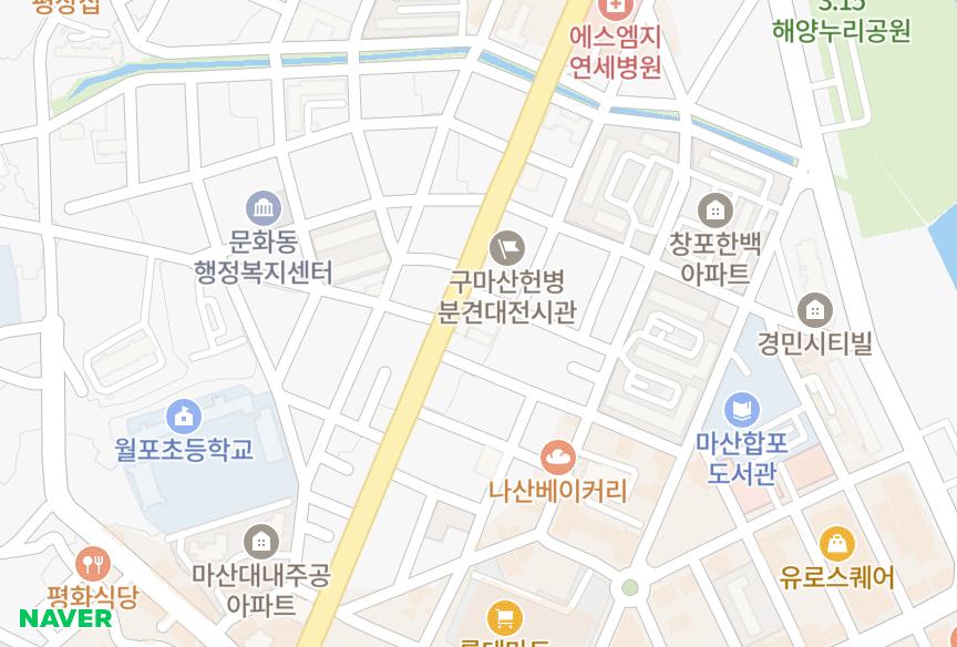 경상남도 창원시 마산합포구 창포동2가 영생 위치·실거래 시세 지도