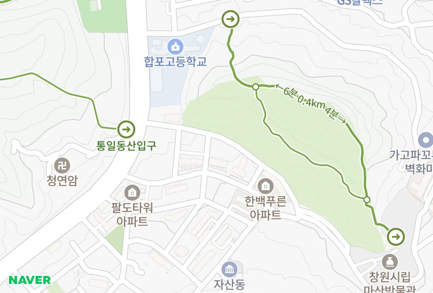 경상남도 창원시 마산합포구 자산동 자산우성빌라 위치·실거래 시세 지도