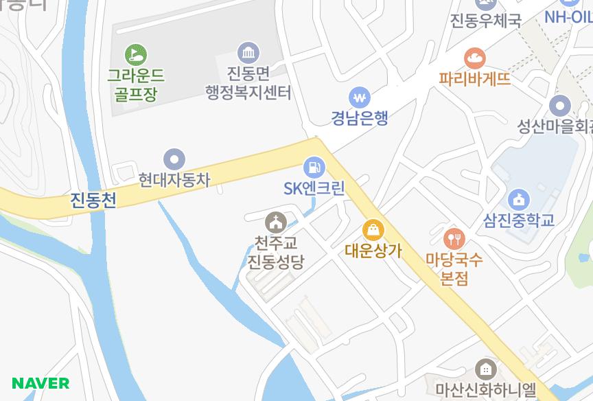 경상남도 창원시 마산합포구 진동면 진동리 동아아트빌 위치·실거래 시세 지도