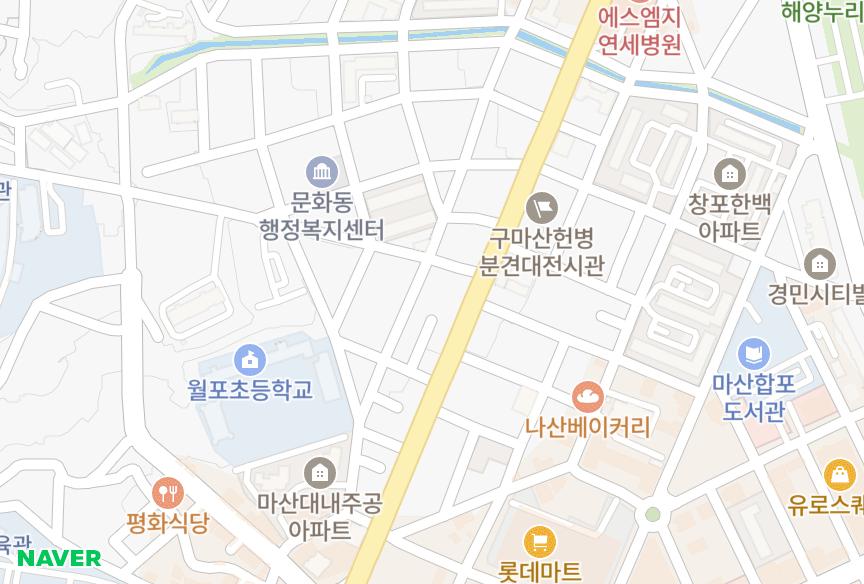 경상남도 창원시 마산합포구 홍문동 장안리츠빌 위치·실거래 시세 지도