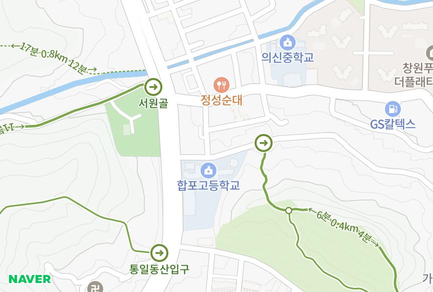경상남도 창원시 마산합포구 교방동 청석 위치·실거래 시세 지도