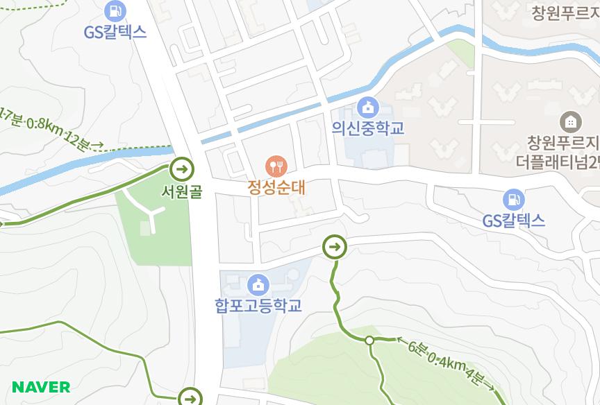 경상남도 창원시 마산합포구 교방동 서원 위치·실거래 시세 지도