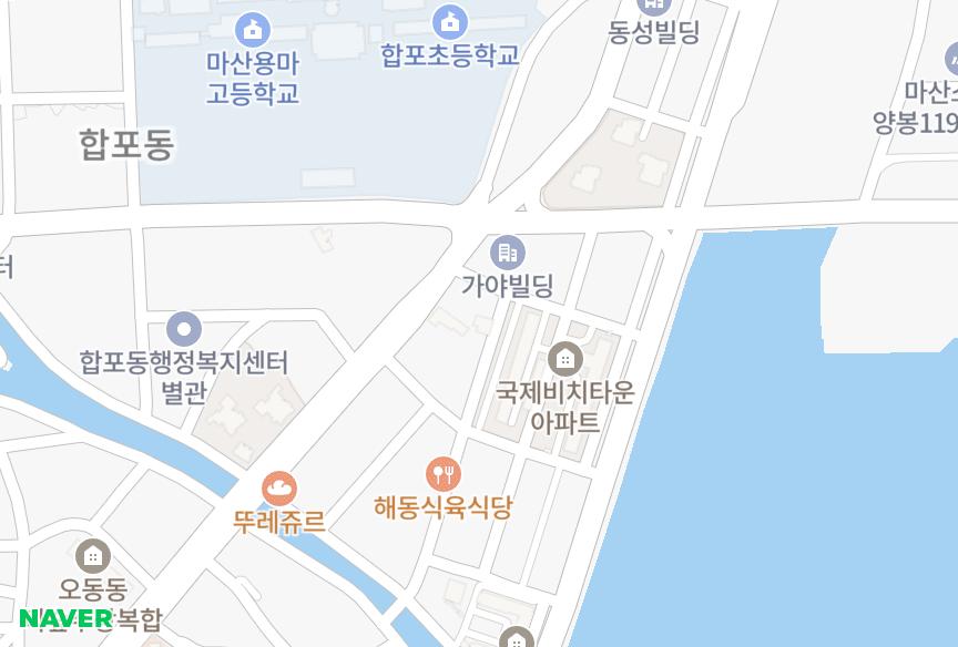 경상남도 창원시 마산합포구 산호동 신안빌라 위치·실거래 시세 지도