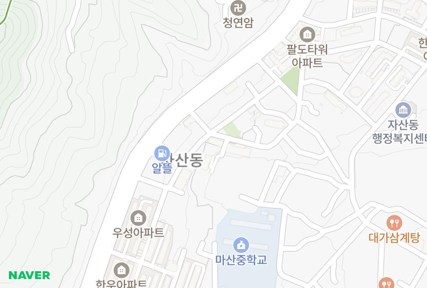 경상남도 창원시 마산합포구 자산동 현대하이츠빌라 위치·실거래 시세 지도