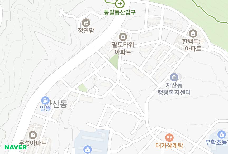 경상남도 창원시 마산합포구 자산동 대신하이빌 위치·실거래 시세 지도