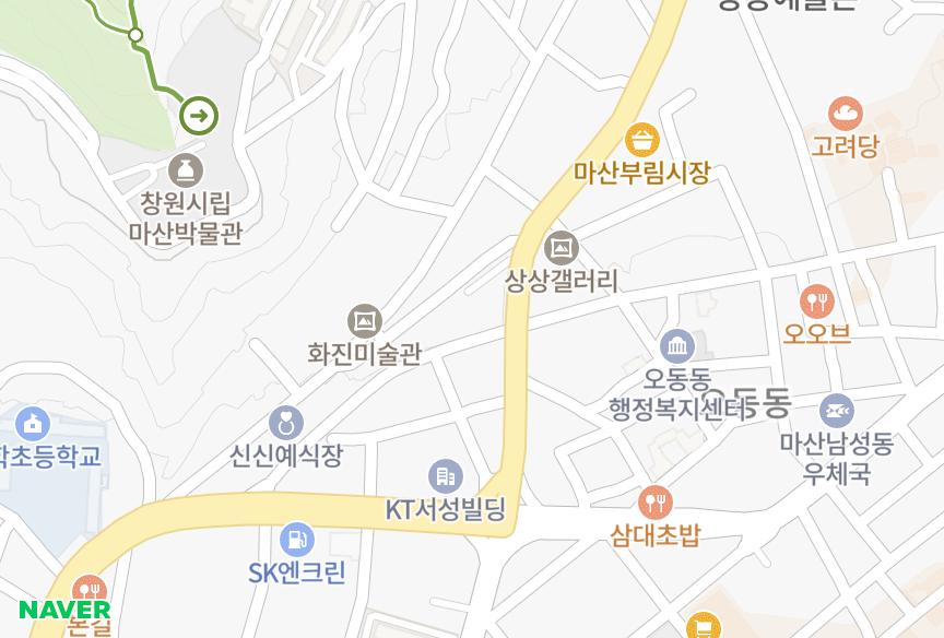 경상남도 창원시 마산합포구 부림동 대흥쉘브루 위치·실거래 시세 지도