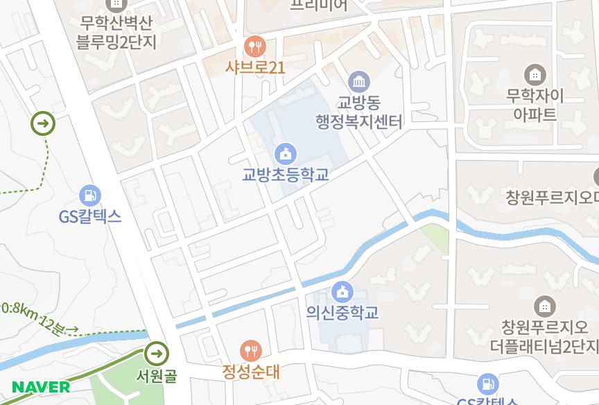 경상남도 창원시 마산합포구 교방동 신교방빌라 위치·실거래 시세 지도