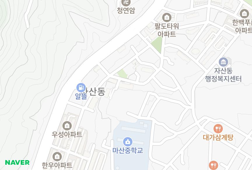 경상남도 창원시 마산합포구 자산동 온누리빌라 위치·실거래 시세 지도