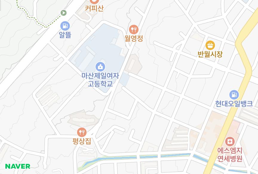 경상남도 창원시 마산합포구 문화동 호수그린빌 위치·실거래 시세 지도