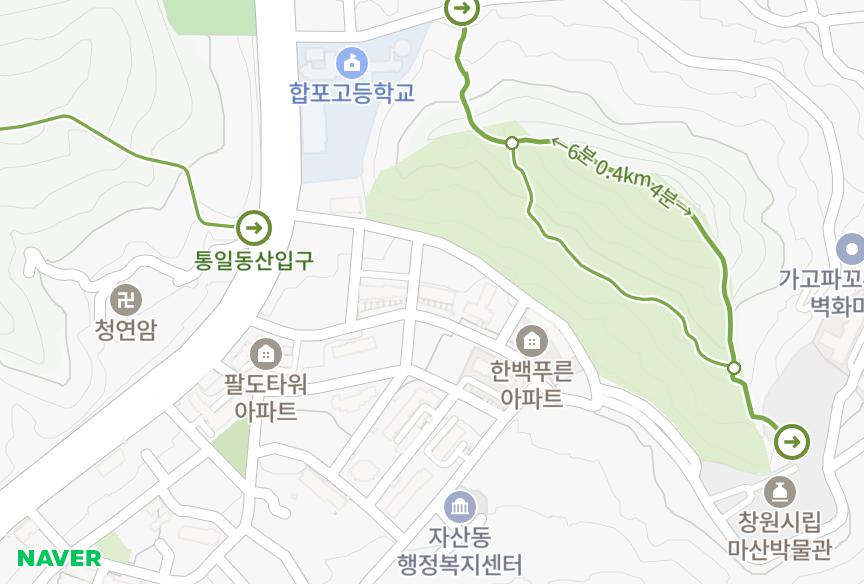 경상남도 창원시 마산합포구 자산동 이지홈 위치·실거래 시세 지도