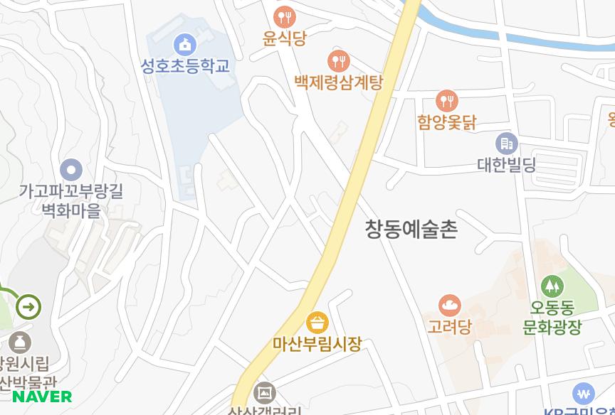 경상남도 창원시 마산합포구 창동 창동빌라 위치·실거래 시세 지도