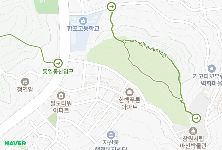 경상남도 창원시 마산합포구 자산동 상아타워빌라 위치·실거래 시세 지도