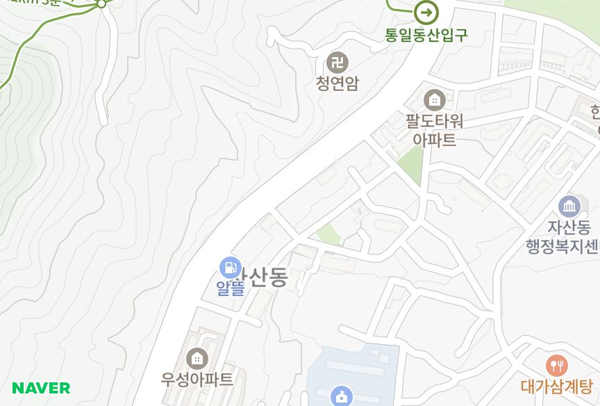 경상남도 창원시 마산합포구 자산동 자산빌리지 위치·실거래 시세 지도