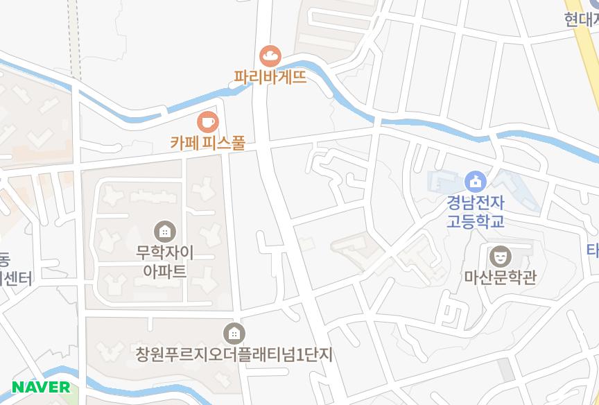 경상남도 창원시 마산합포구 상남동 솔그린빌 위치·실거래 시세 지도