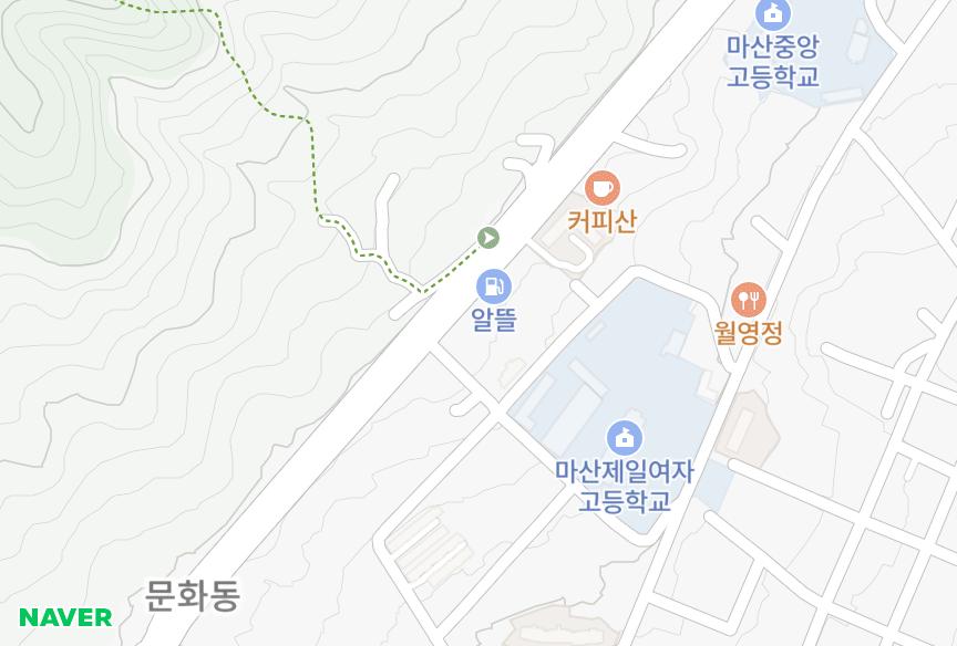 경상남도 창원시 마산합포구 월영동 월영동무학빌라텔 위치·실거래 시세 지도