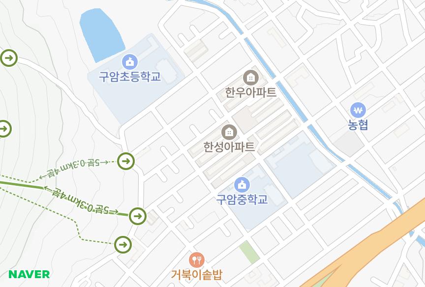경상남도 창원시 마산회원구 구암동 한성 위치·실거래 시세 지도