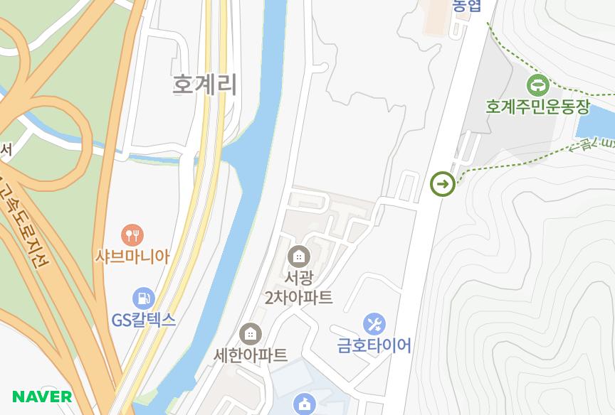 경상남도 창원시 마산회원구 내서읍 호계리 보라맨션 위치·실거래 시세 지도