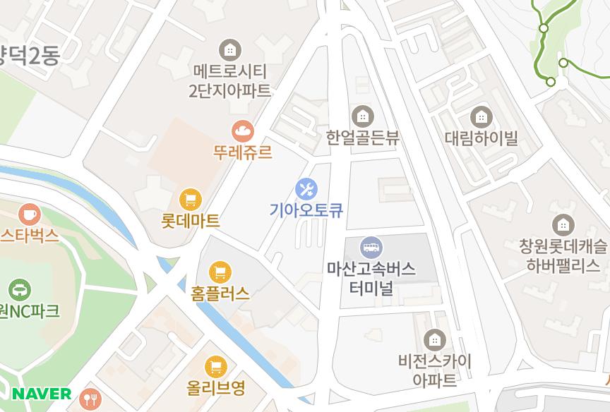 경상남도 창원시 마산회원구 양덕동 이담채 위치·실거래 시세 지도