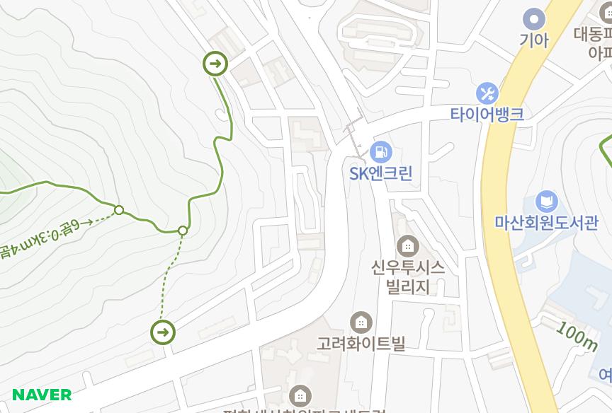 경상남도 창원시 마산회원구 석전동 건우 위치·실거래 시세 지도