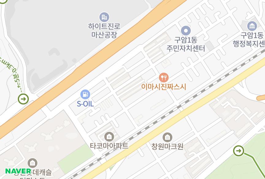 경상남도 창원시 마산회원구 구암동 교직원 위치·실거래 시세 지도