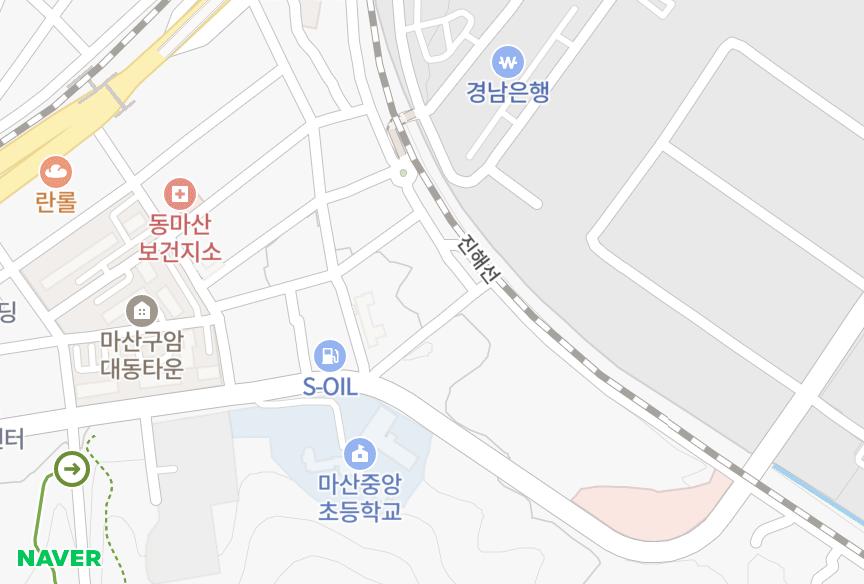 경상남도 창원시 마산회원구 구암동 배진 위치·실거래 시세 지도