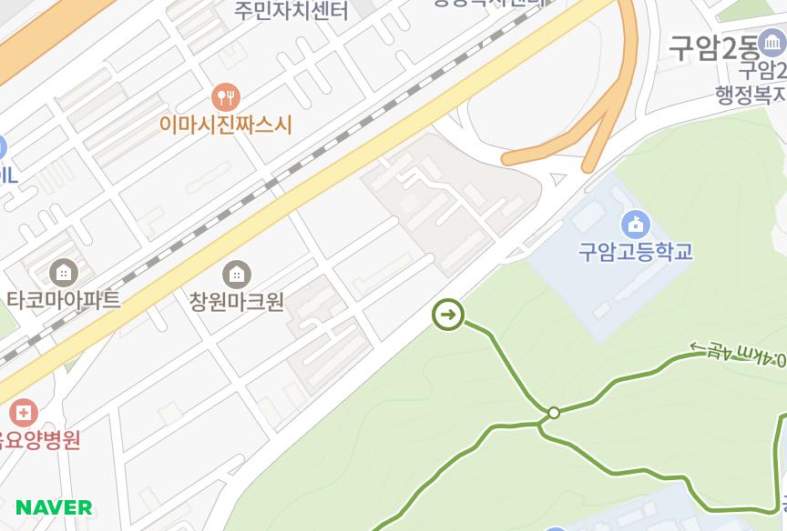 경상남도 창원시 마산회원구 구암동 대진 위치·실거래 시세 지도