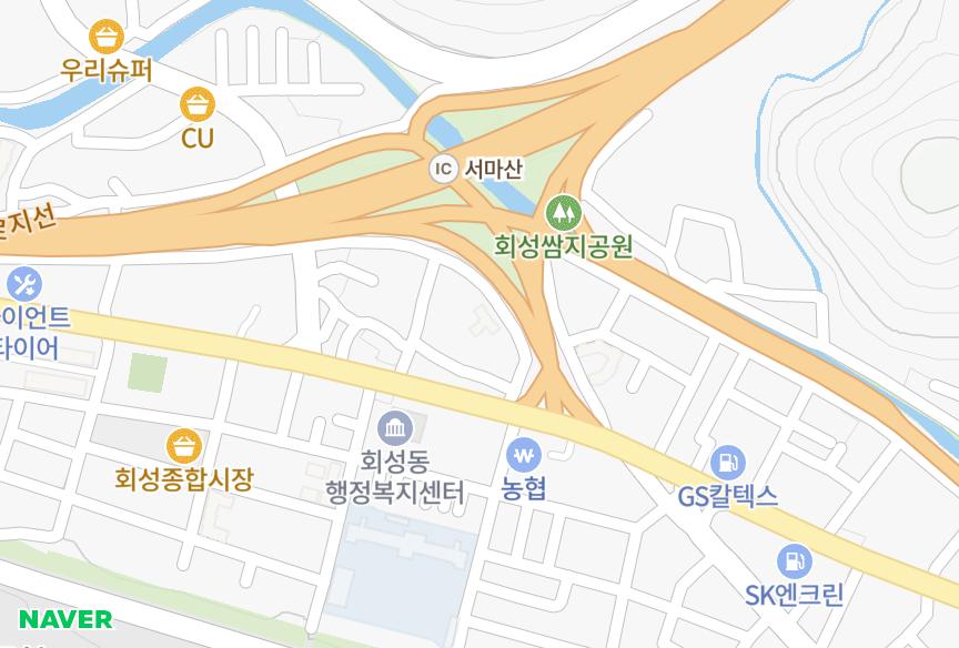 경상남도 창원시 마산회원구 회성동 다임아크로빌 위치·실거래 시세 지도